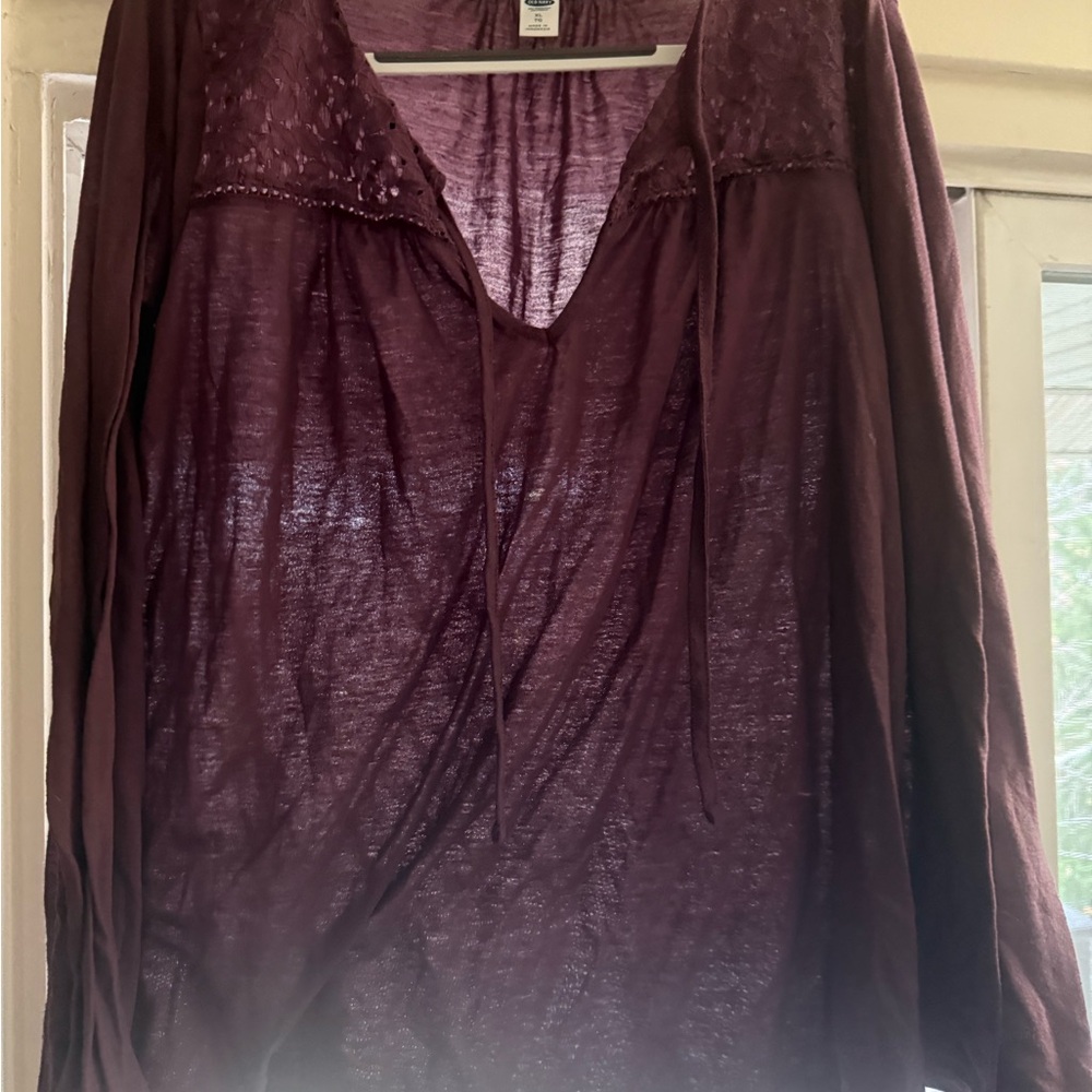 Old Navy Deep Purple Women's Blouse
